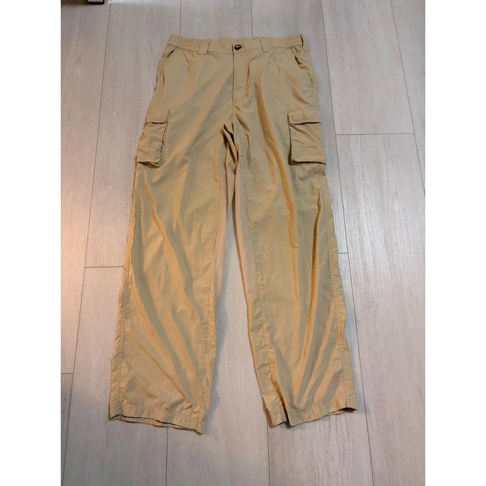 ExOfficio Outdoors Pants Sz M - Beige - Lightweight Travel Camping Hiking
